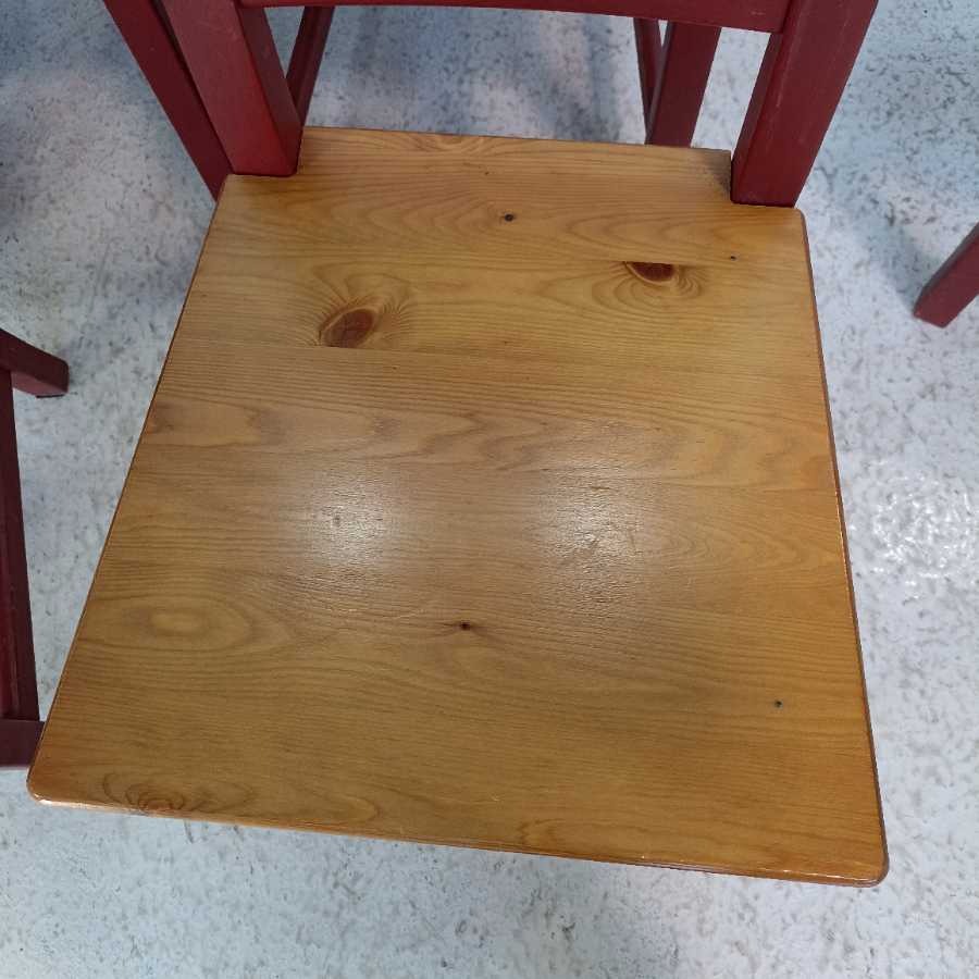 6 Sedie Rustiche stile Arte Povera - immagine 5