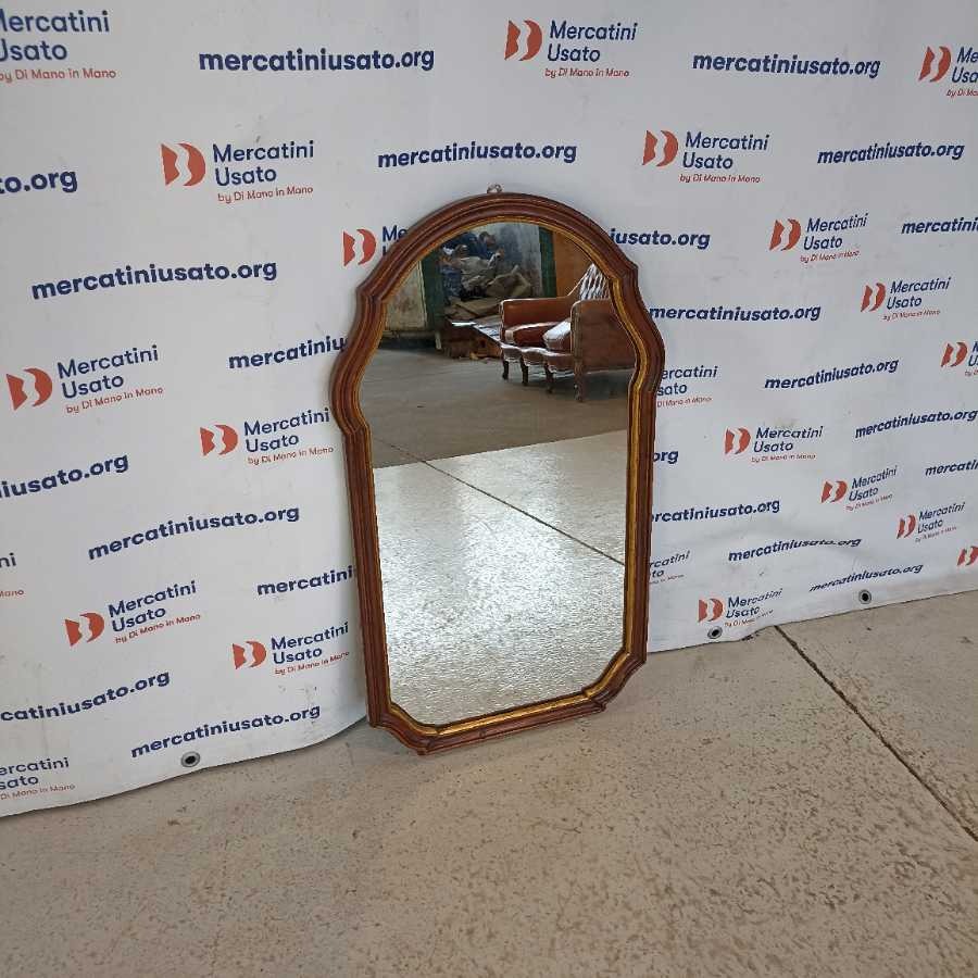 Specchio intagliato e dorato metà 900