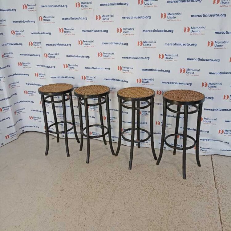 4 Sgabelli stile Thonet metà 900