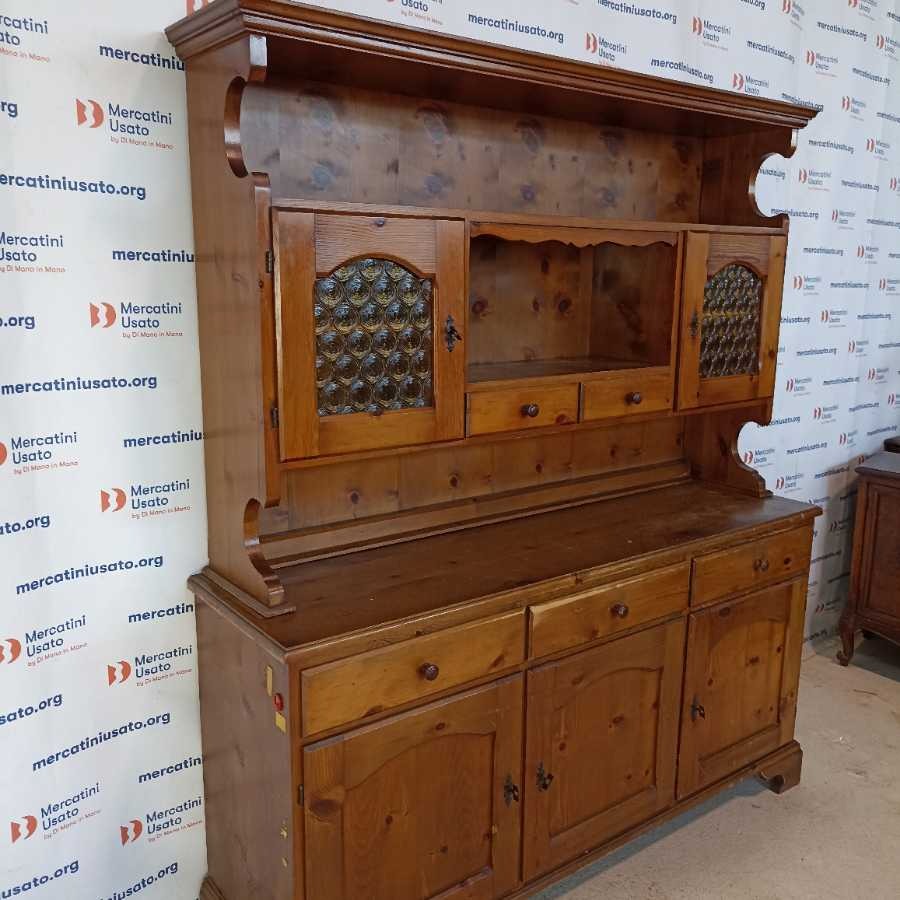 Credenza Rustica a doppio corpo da Baita - immagine 3