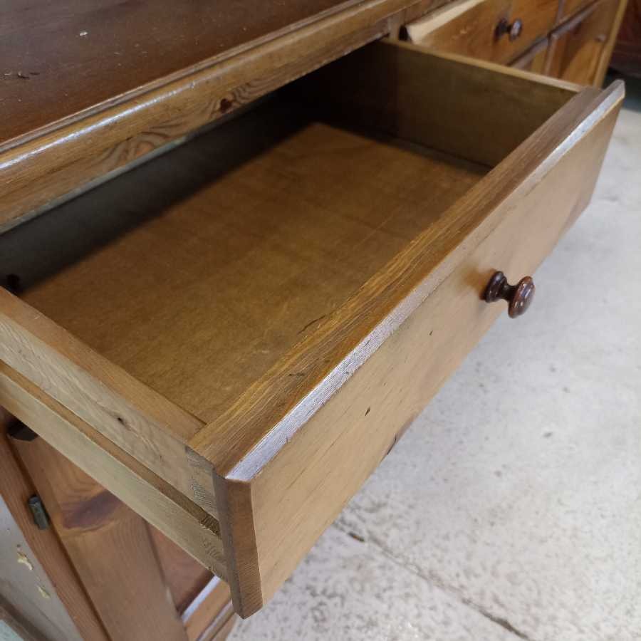 Credenza Rustica a doppio corpo da Baita - immagine 6