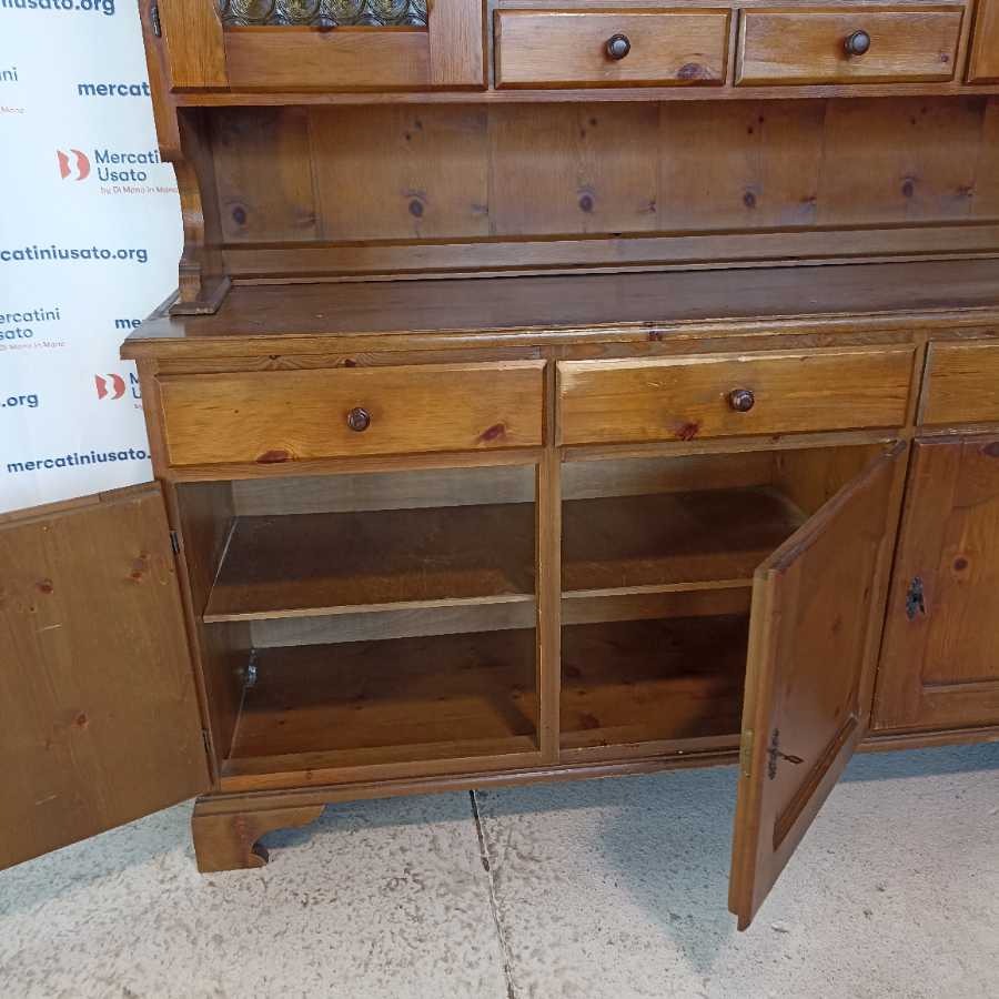 Credenza Rustica a doppio corpo da Baita - immagine 7