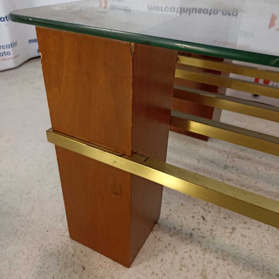 Tavolino con vetro Design anni 70 - immagine 5