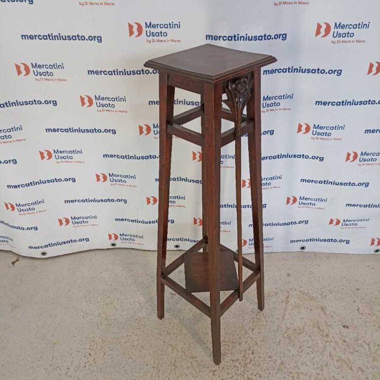Colonna Portavasi in legno