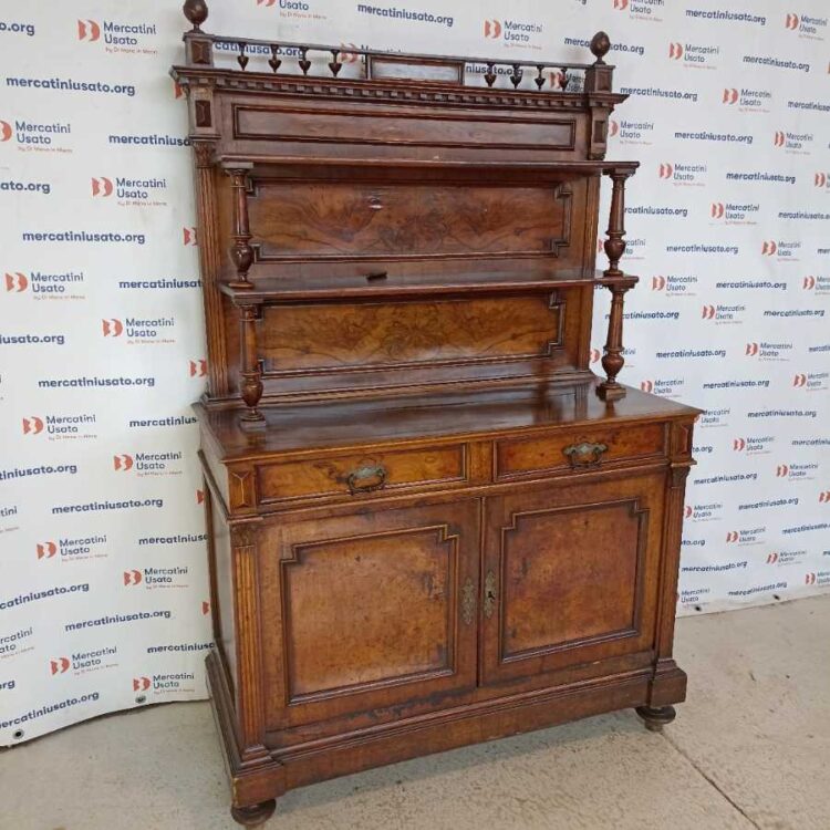 Credenza con piattaia Antica fine 800
