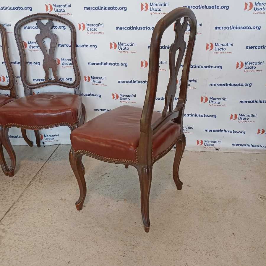 8 Sedie stile Barocco primi 900 - immagine 4