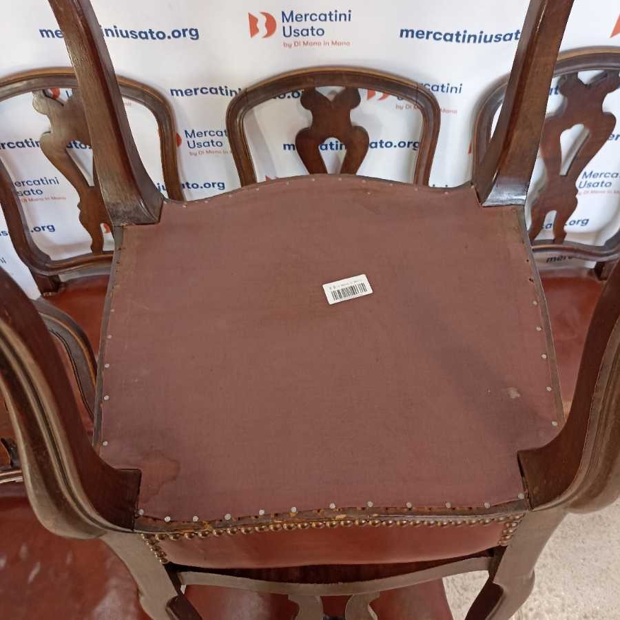 8 Sedie stile Barocco primi 900 - immagine 6