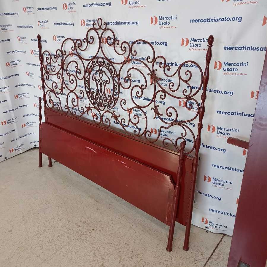 Letto matrimoniale in ferro laccato - immagine 2