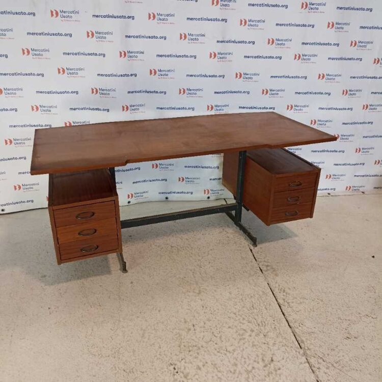 Scrivania Vintage in Teak anni 70