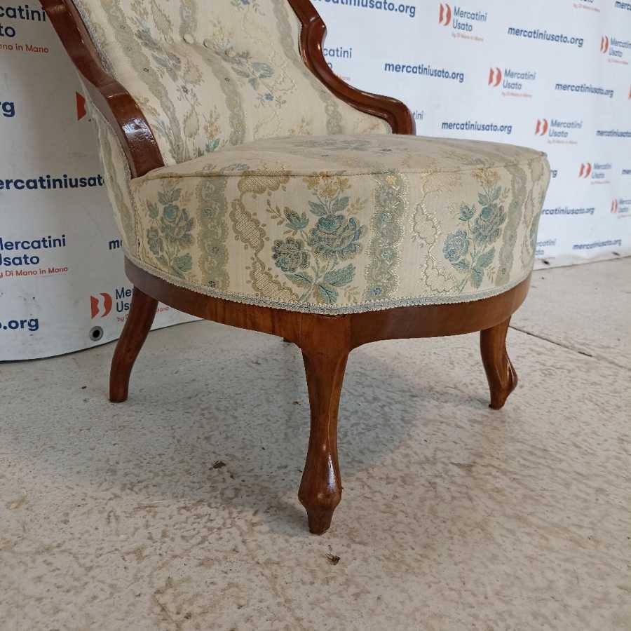 Poltroncina d'epoca primi 900 - immagine 5