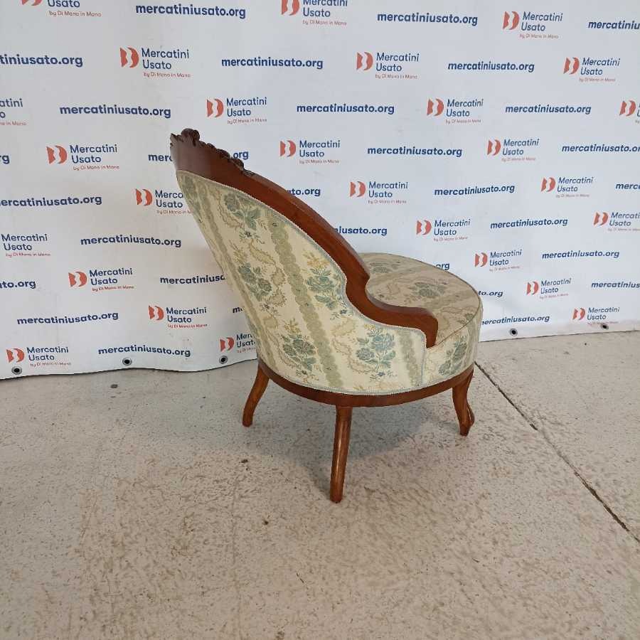 Poltroncina d'epoca primi 900 - immagine 7