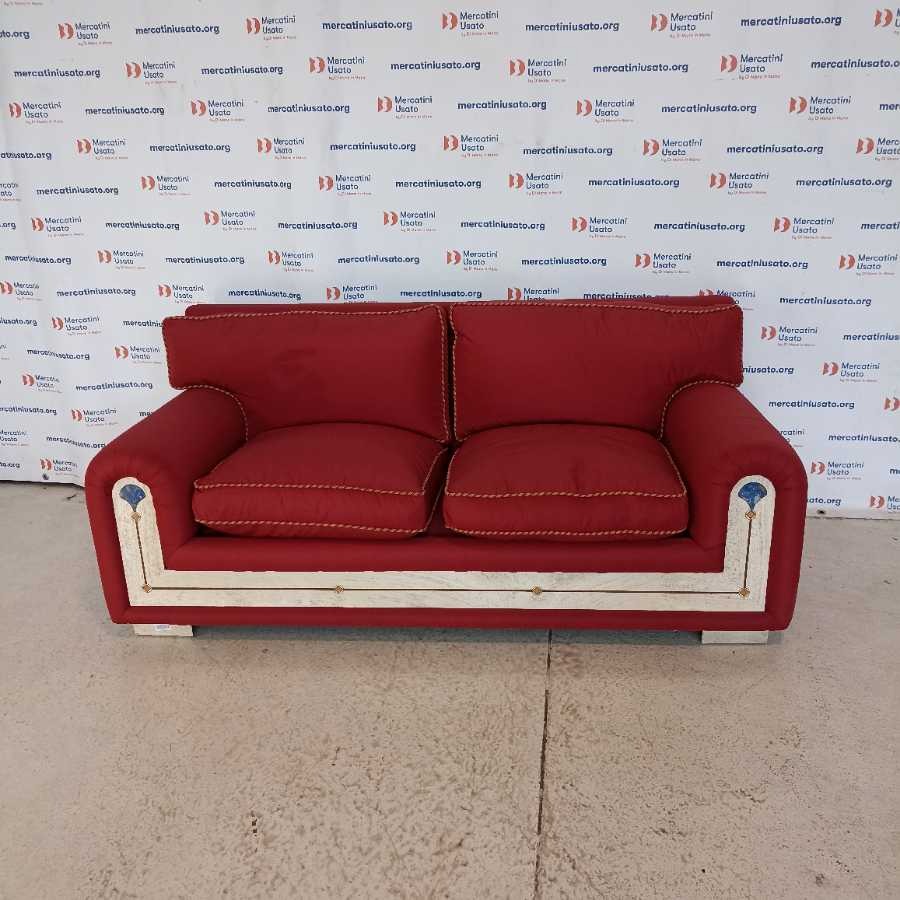 Divano 2 posti con travertino e lapislazzuli - immagine 2