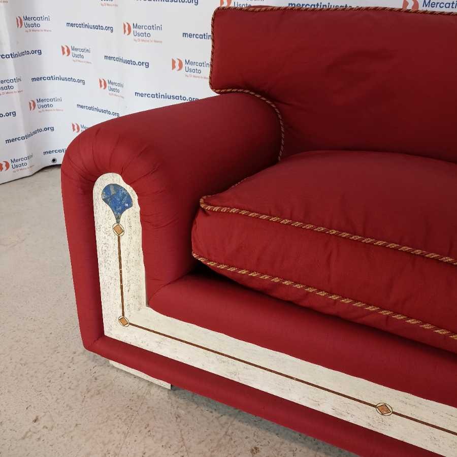 Divano 2 posti con travertino e lapislazzuli - immagine 6