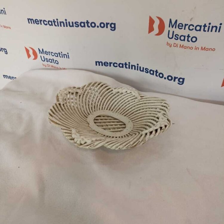 Cestino in ceramica manifattura Veneta