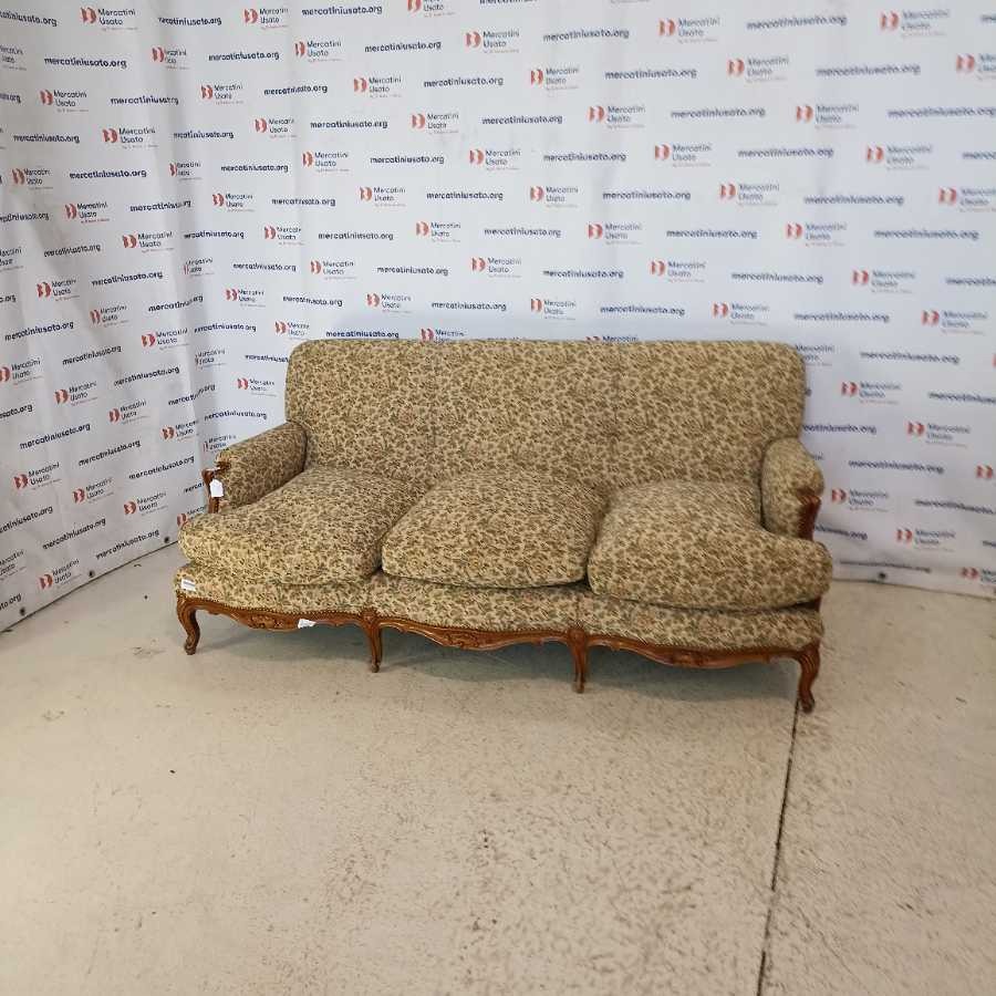 Divano 3 posti stile Luigi XV metà 900