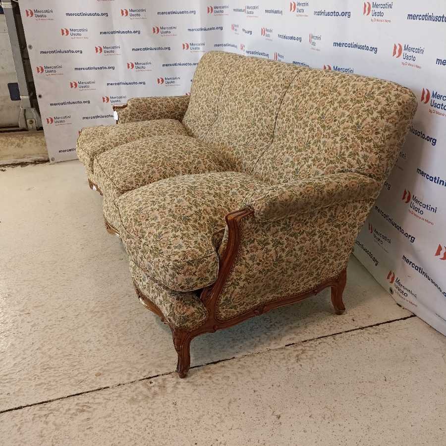 Divano 3 posti stile Luigi XV metà 900 - immagine 3