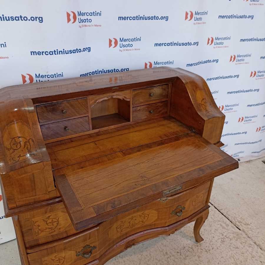 Ribalta intarsiata stile Luigi XV - immagine 3