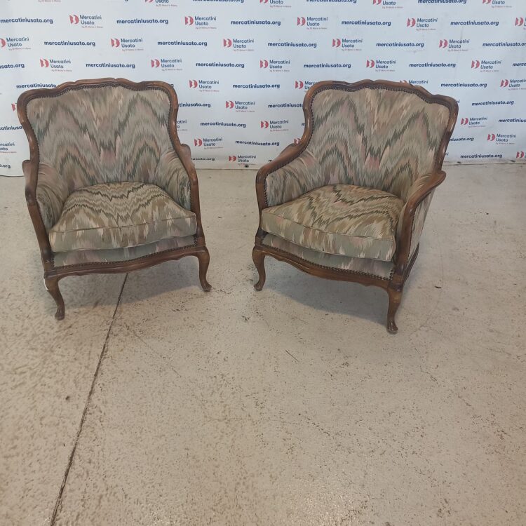 Coppia di Poltrone in Stile Chippendale