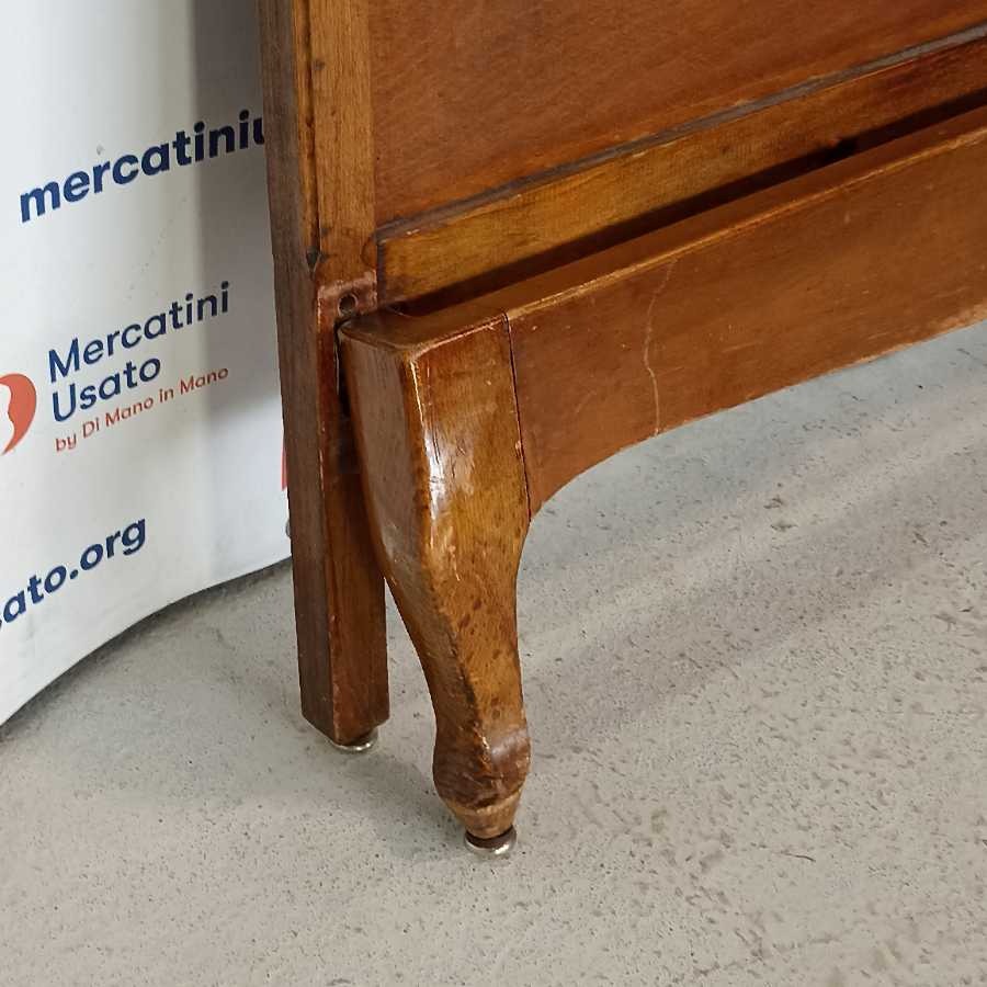 Letto Rustico in legno intagliato - immagine 5