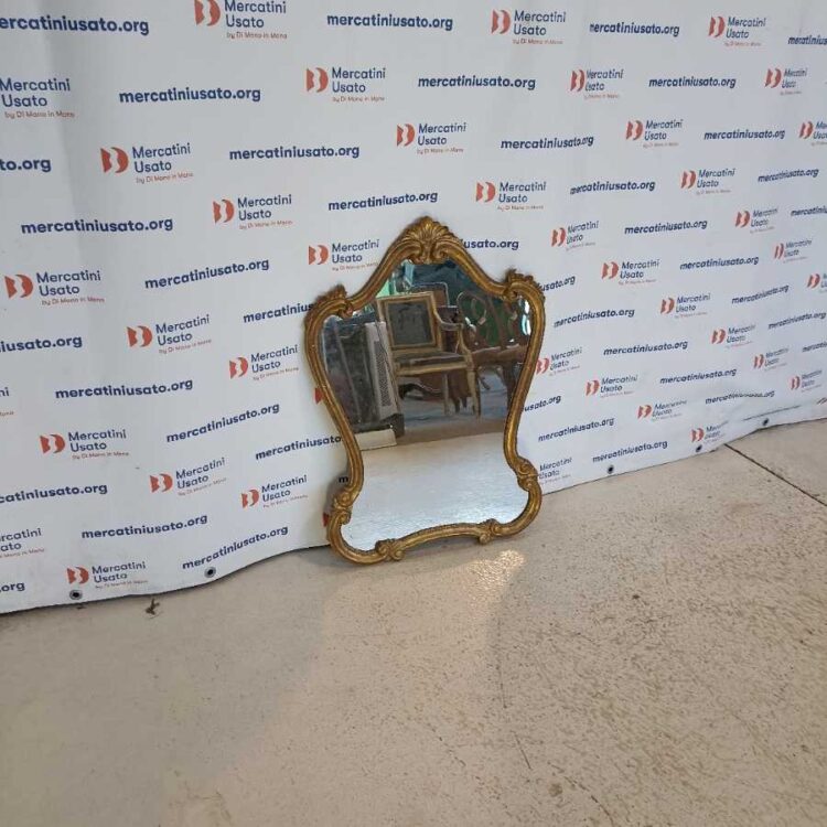 Specchio in legno Dorato