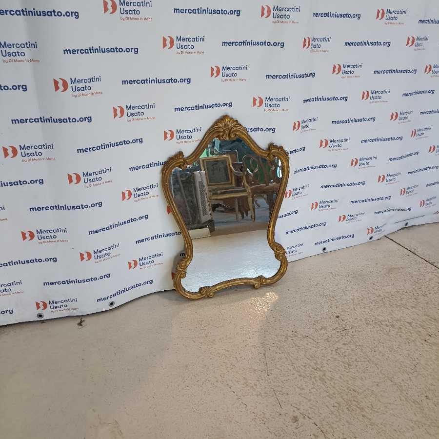 Specchio in legno Dorato
