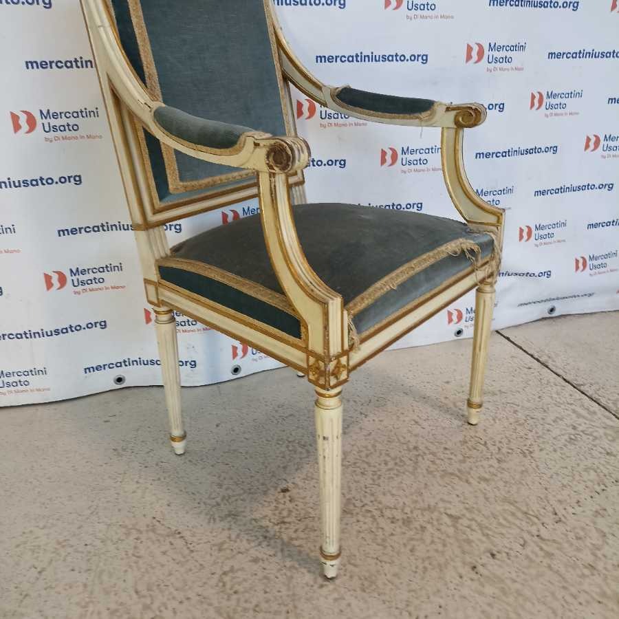 Sedia con braccioli stile Neoclassico - immagine 4