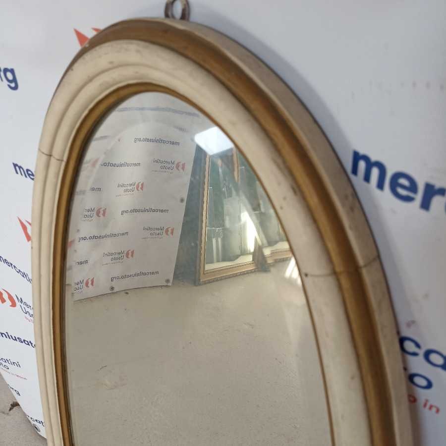 Specchio Ovale Laccato bianco - immagine 3
