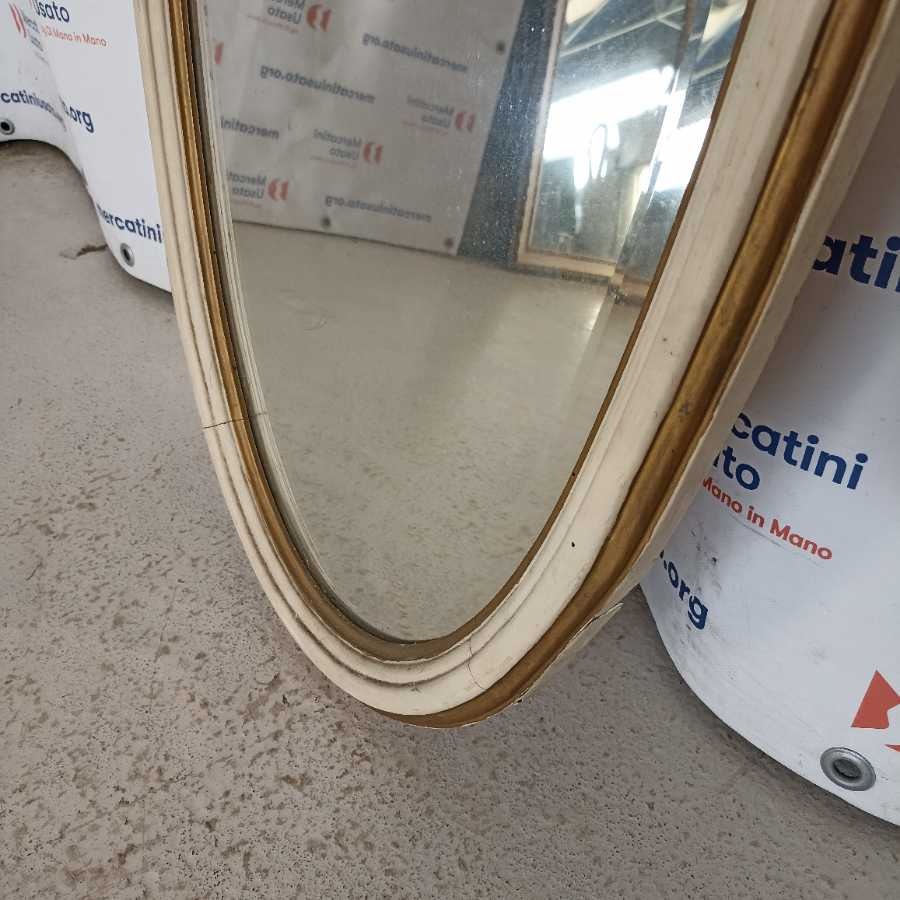 Specchio Ovale Laccato bianco - immagine 4