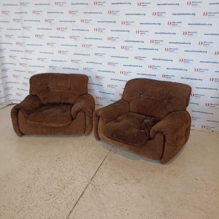 Coppia Poltrone Grappeggia anni 70