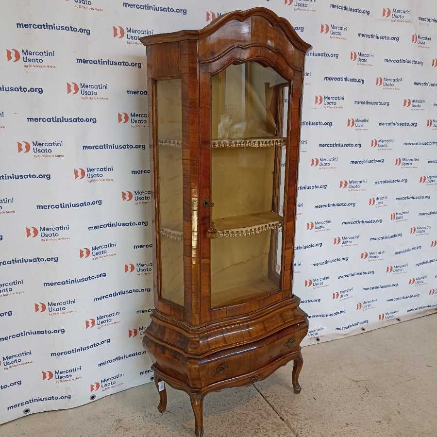 Vetrina bombata stile Barocco primi 900 - immagine 2
