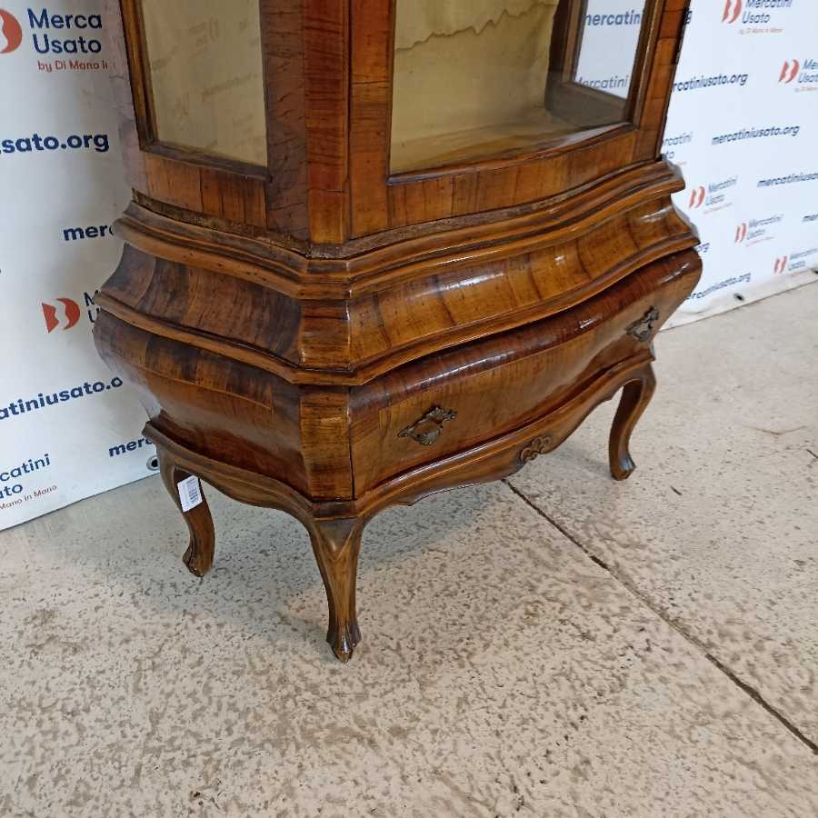 Vetrina bombata stile Barocco primi 900 - immagine 4