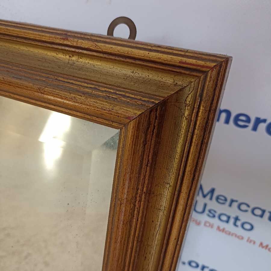 Grande Specchiera Dorata e molata - immagine 4