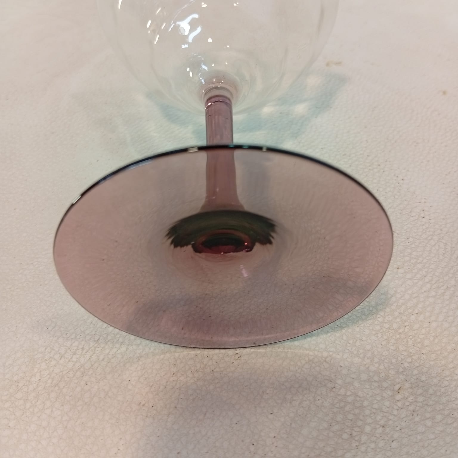 Gruppo Di Calici Con Stelo Fumé Anni 40 - immagine 7