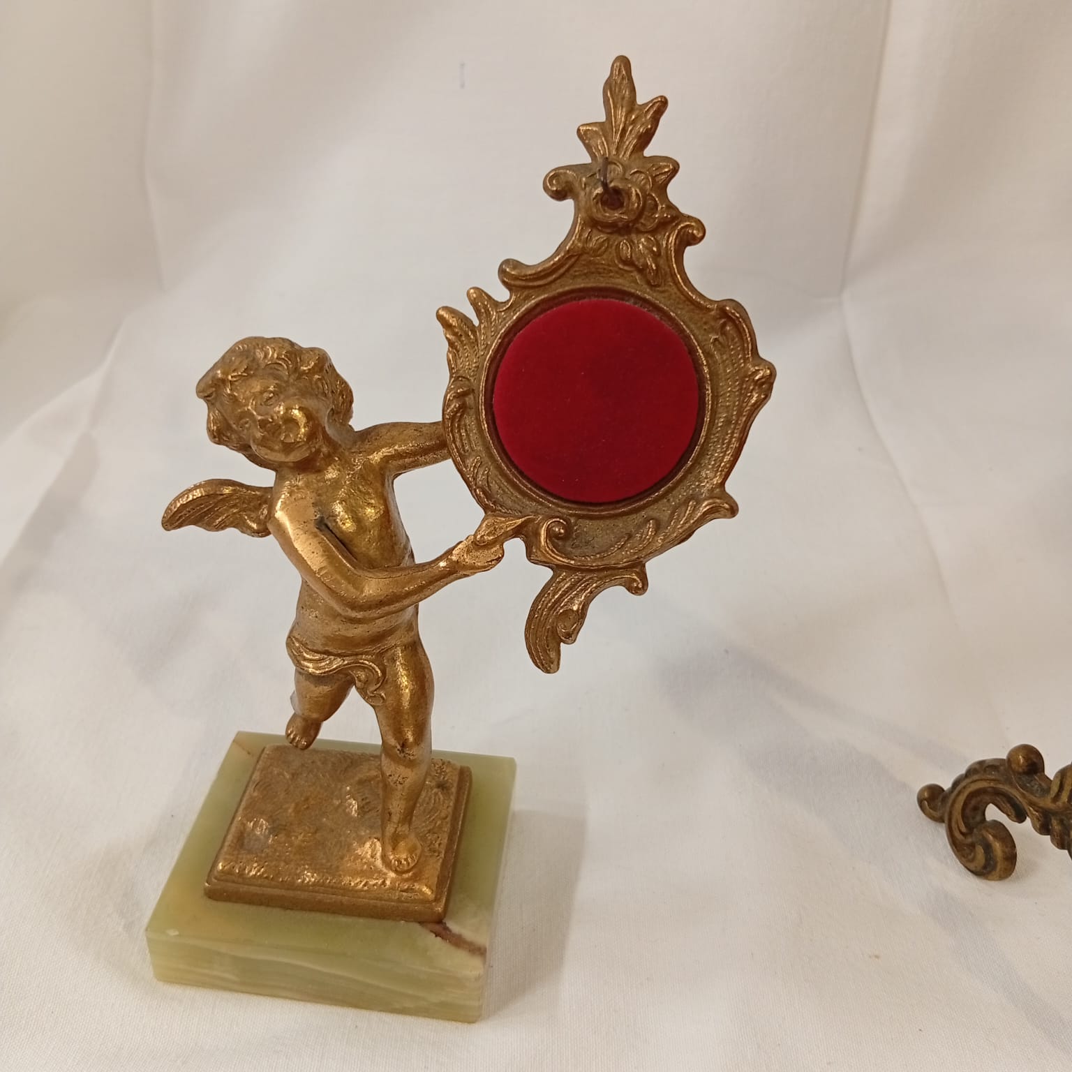 Coppia Porta Orologio In Bronzo - immagine 4
