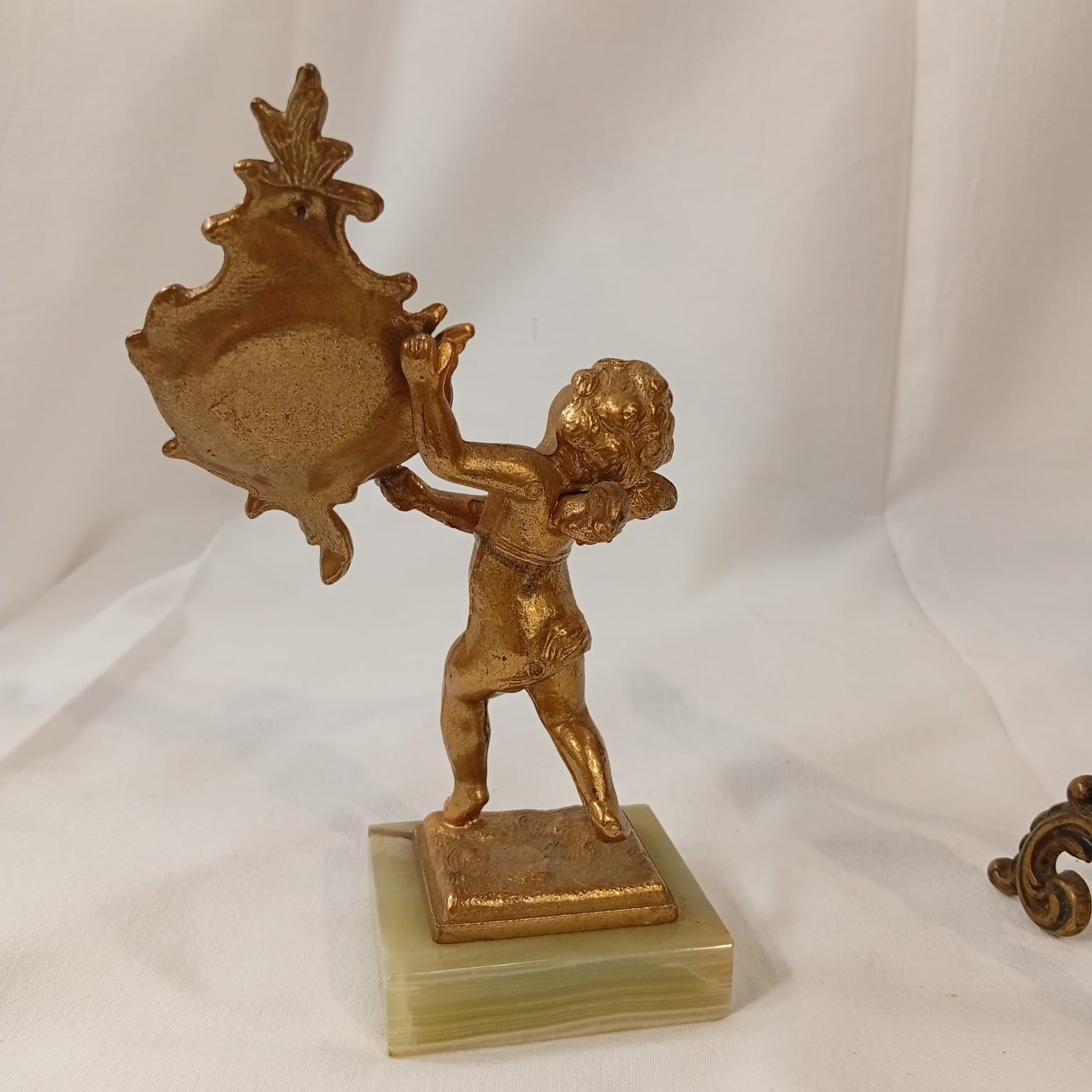 Coppia Porta Orologio In Bronzo - immagine 5
