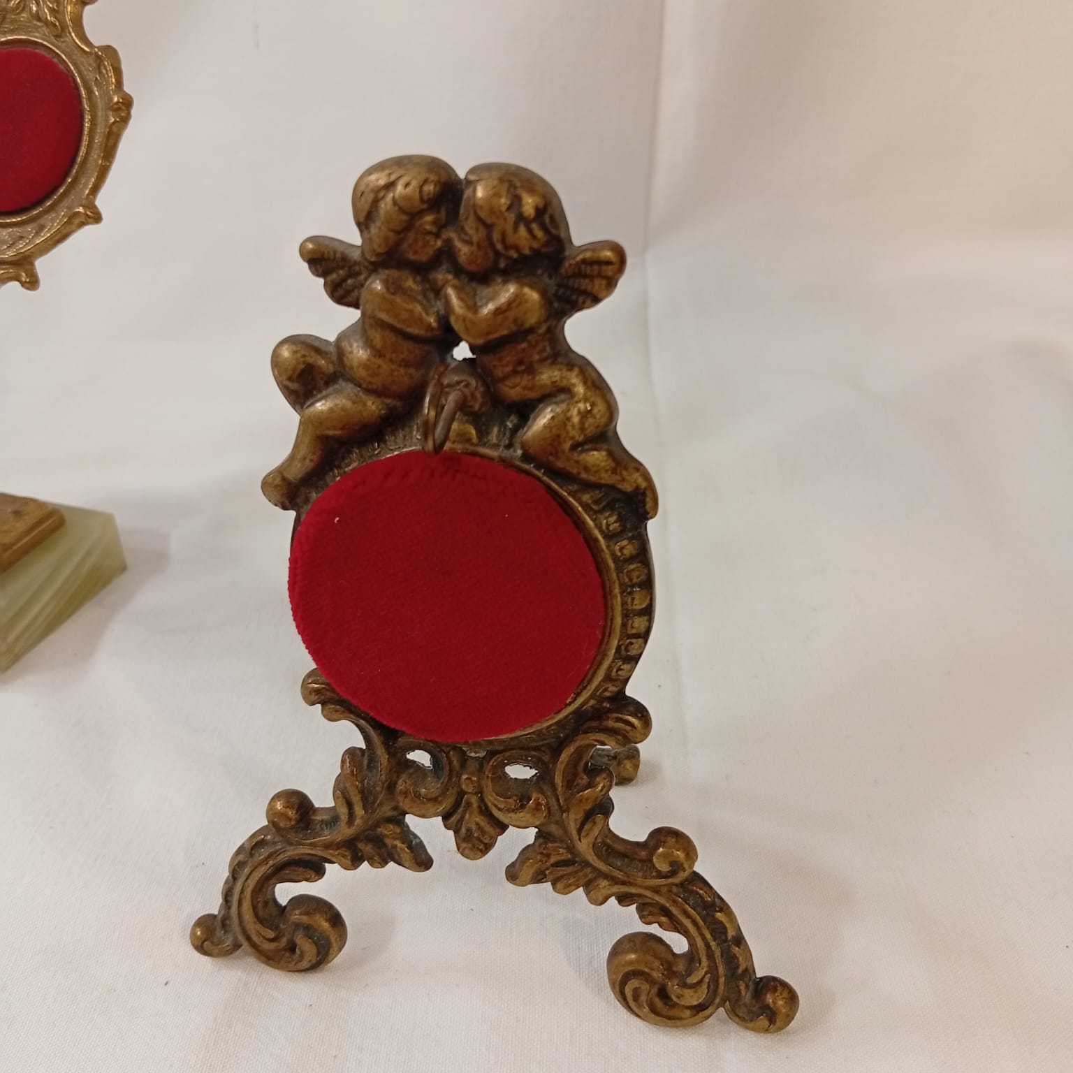Coppia Porta Orologio In Bronzo - immagine 7