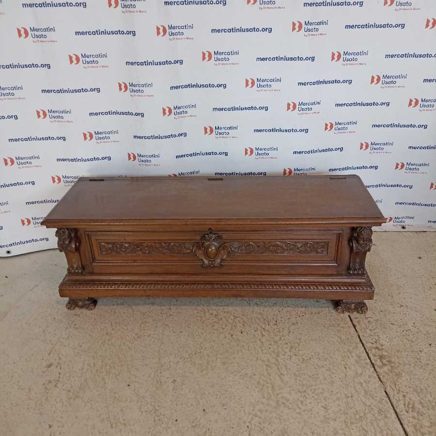 Cassapanca in legno massello - immagine 2