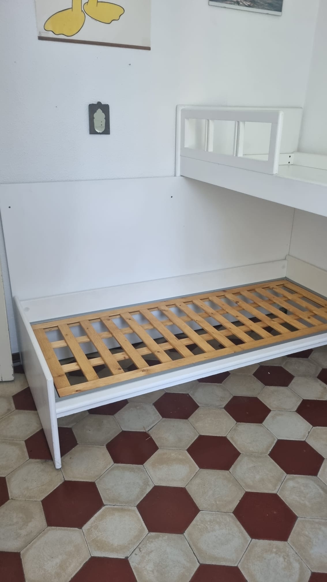 Letto a Castello bianco con libreria - immagine 5