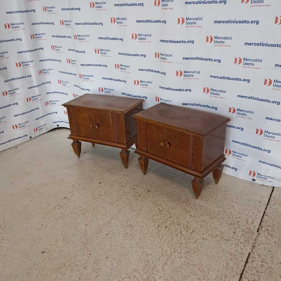 Coppia Comodini Vintage metà 900