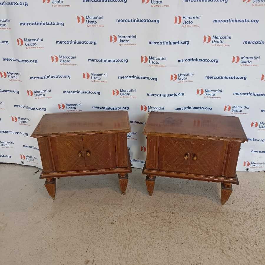 Coppia Comodini Vintage metà 900 - immagine 2