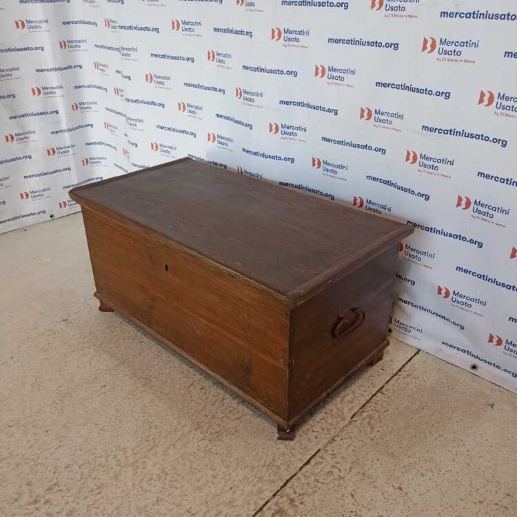 Baule Cassapanca Antica Legno massello