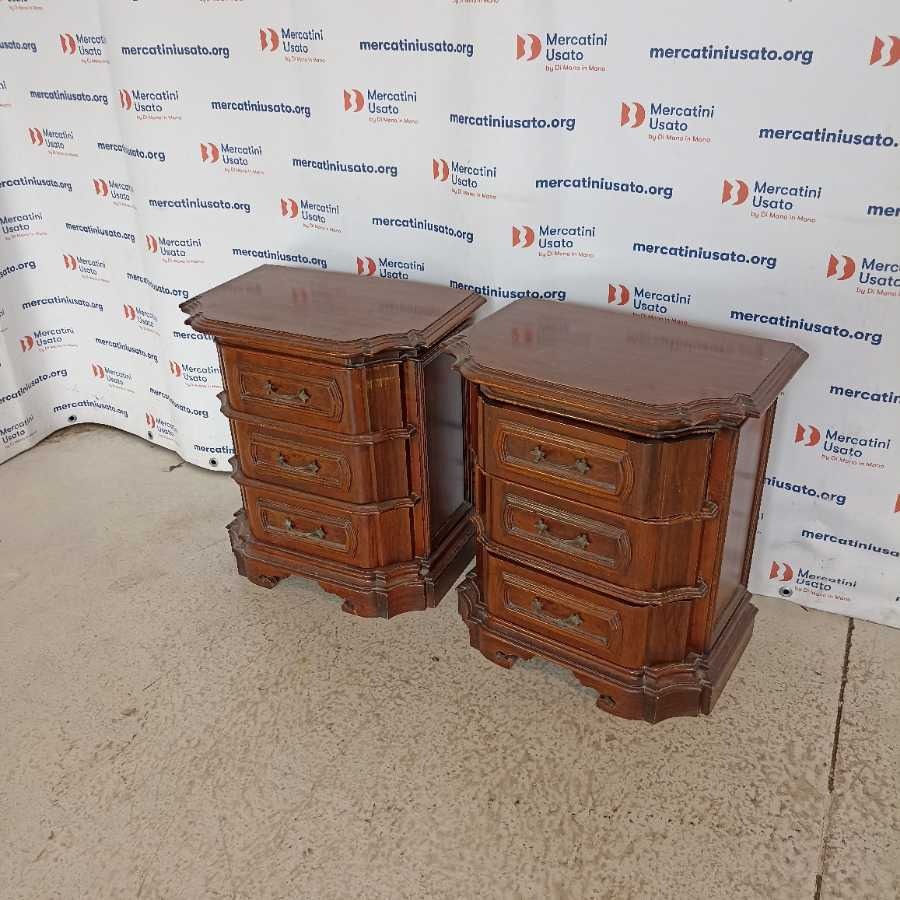 Coppia Comodini Rustici in Arte Povera