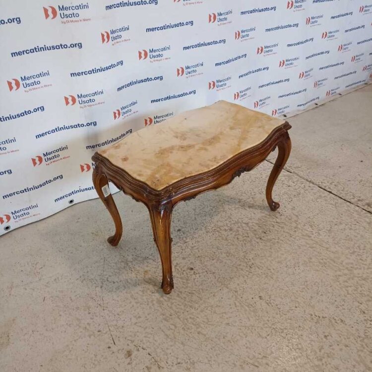 Tavolino stile Barocco con piano in marmo