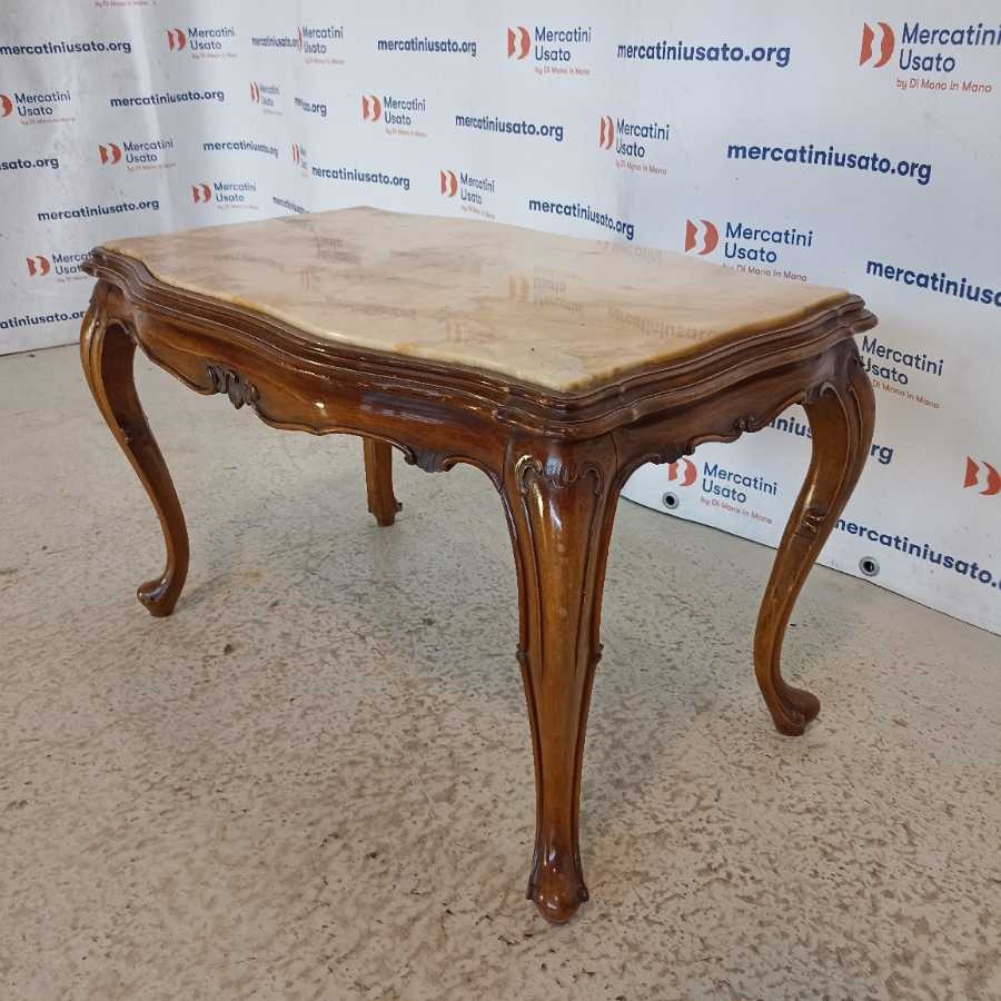 Tavolino stile Barocco con piano in marmo - immagine 4