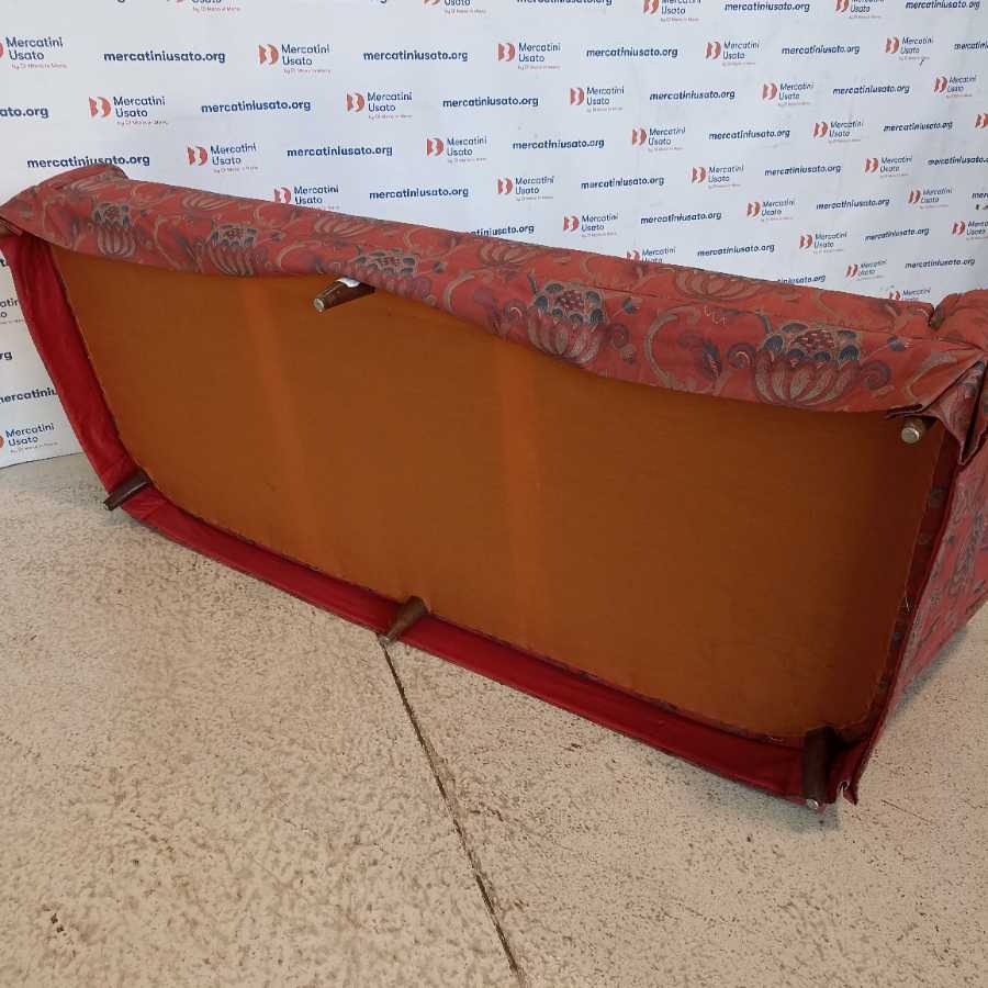 Divano 3 posti Rosso Vintage - immagine 7