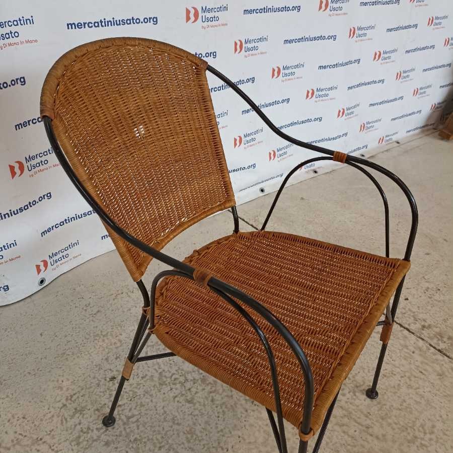 Sedia da esterno in ferro battuto - immagine 3