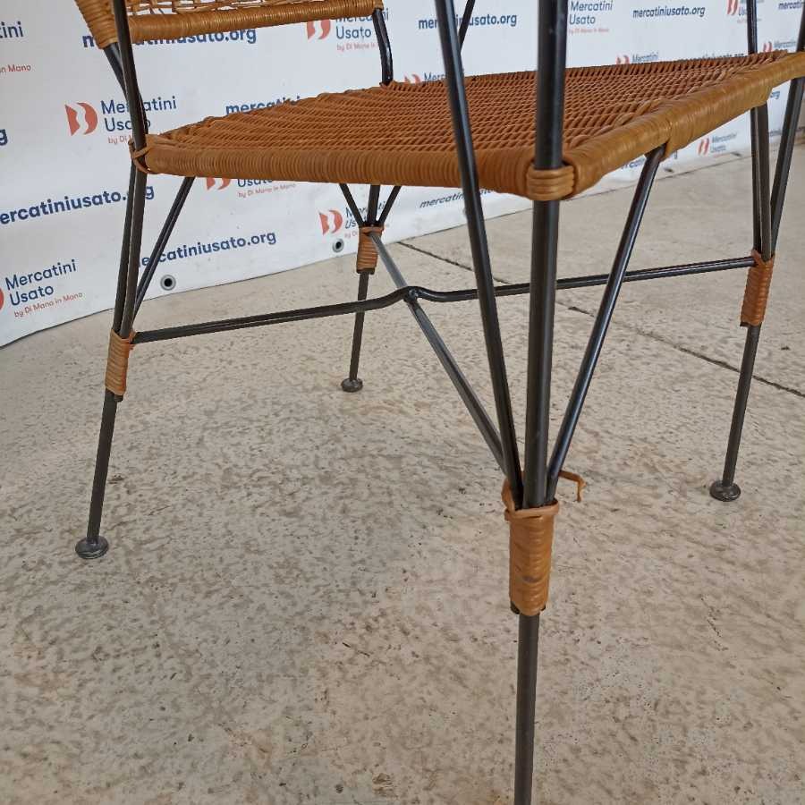Sedia da esterno in ferro battuto - immagine 6