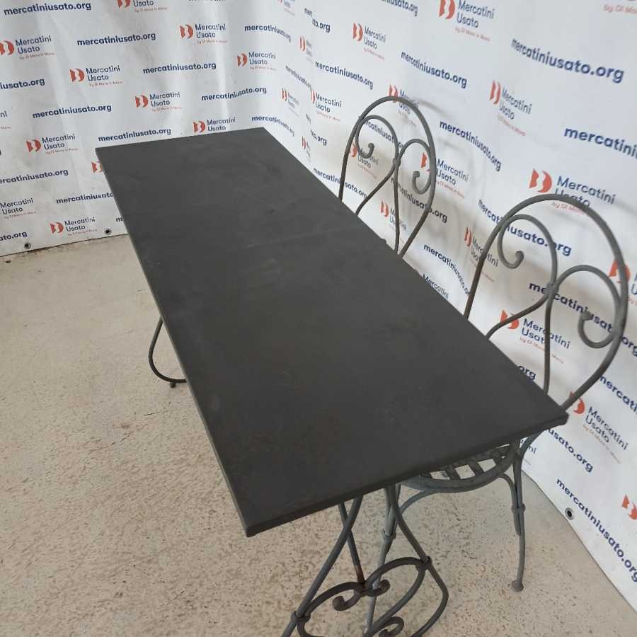 Set Tavolo con Sedie in ferro battuto - immagine 3