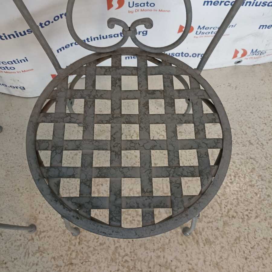 Set Tavolo con Sedie in ferro battuto - immagine 6