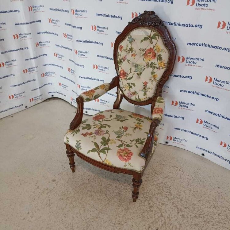 Poltrona Umbertina prima metà 900
